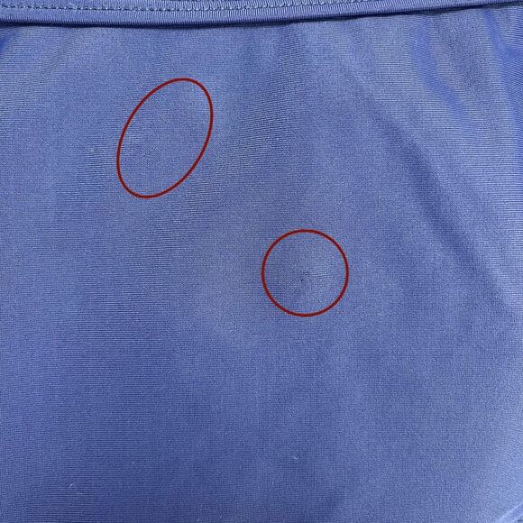 DACI | Navy Blue Hipster Modest Basic Mid Rise Stretch Bikini Bottoms Sz Large - Picture 6 of 6